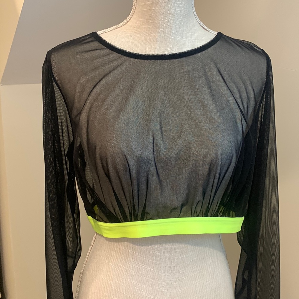 Sheer crop top